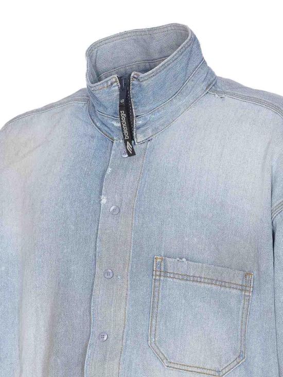 26FW 발렌시아가 터틀넥 850059TTWA34200 Blue - BALENCIAGA