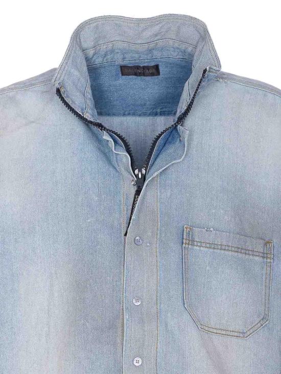 26FW 발렌시아가 터틀넥 850059TTWA34200 Blue - BALENCIAGA