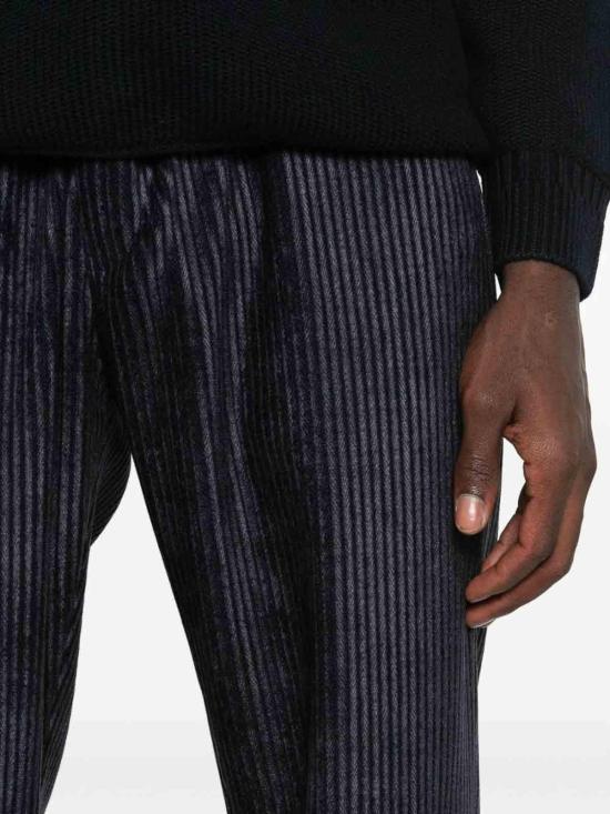 25FW 엠포리오 아르마니 스트레이트 팬츠 EM001761TE16802PB015 Blue - EMPORIO ARMANI