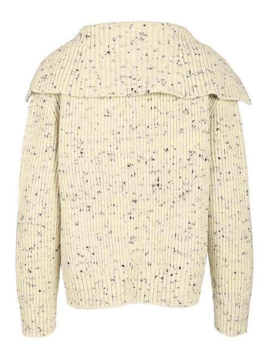 25FW 보테가베네타 잉글리시 울 리브 가디건 838107V5LV09317 Beige - BOTTEGA VENETA