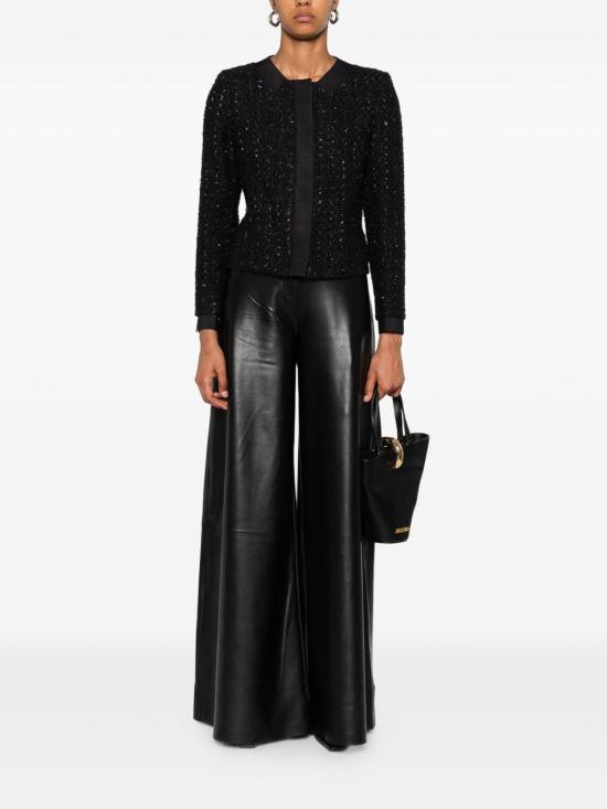 26FW 엠포리오 아르마니 루렉스 트위드 자켓 EW001713AF14268UC001 Black - EMPORIO ARMANI