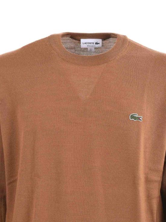 25FW 라코스테 스웨터 AH3225DPC Camel - LACOSTE
