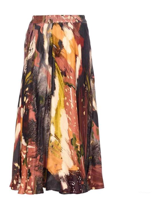 25FW 야비 롱 스커트 D138SHELTONSCYC19EW05 Multicolour - YAVI