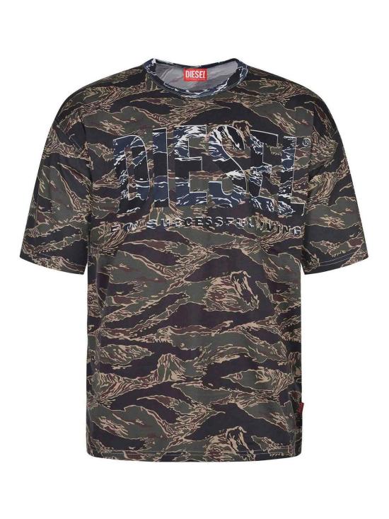  디젤 반팔 티셔츠 A193430AJFJ51FA Green