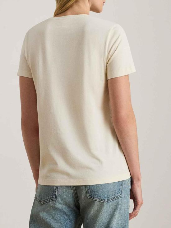 25FW 랄프 로렌 반팔 티셔츠 200980211002 Cream - RALPH LAUREN