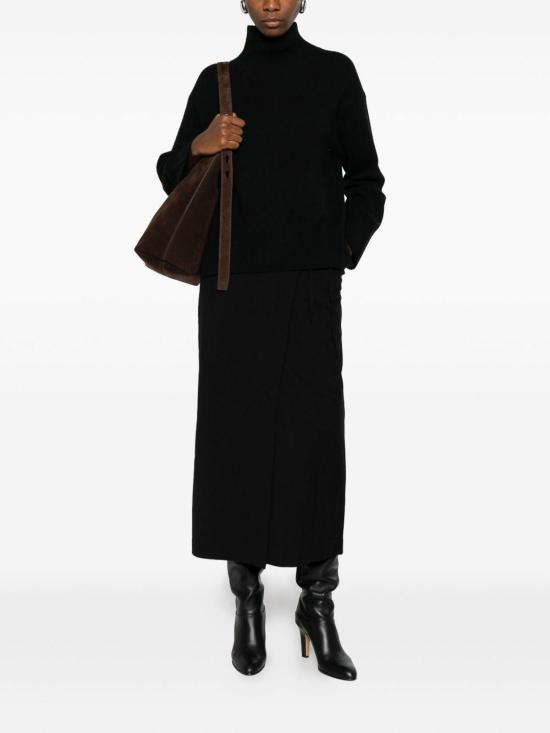 25FW 던스트 미디 스커트 UDSK5C207BK Black - DUNST