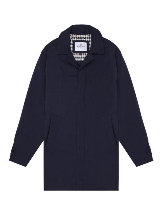  AQUASCUTUM ACTIVE 트렌치 코트 AAA005JK01511 Blue