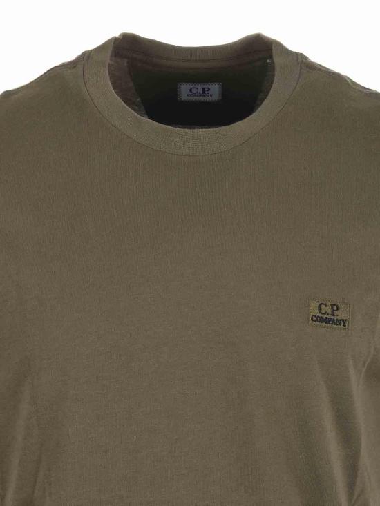 25FW 씨피 컴퍼니 반팔 티셔츠 CMTS726A005100W652 Green - C.P. COMPANY