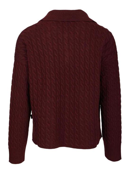  아미 폴로 티셔츠 H25UPL403KN0104692H25 Dark Red - AMI