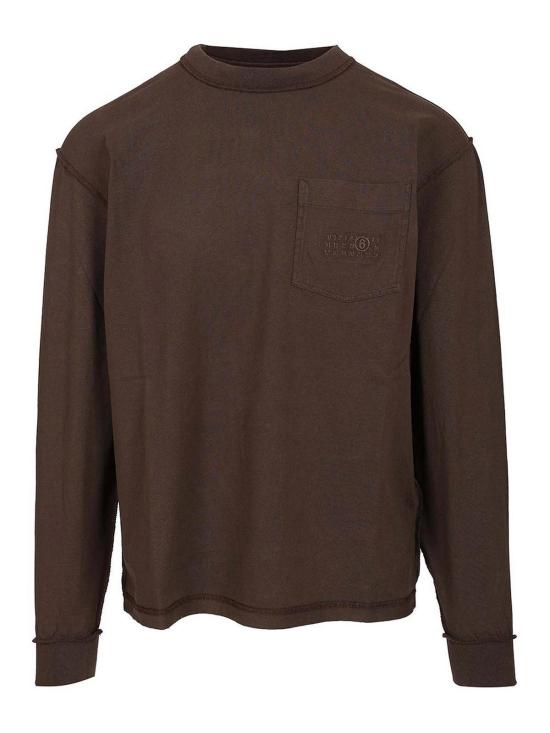 26FW MM6 메종마르지엘라 반팔 티셔츠 SH0NH0016M20050143 Brown