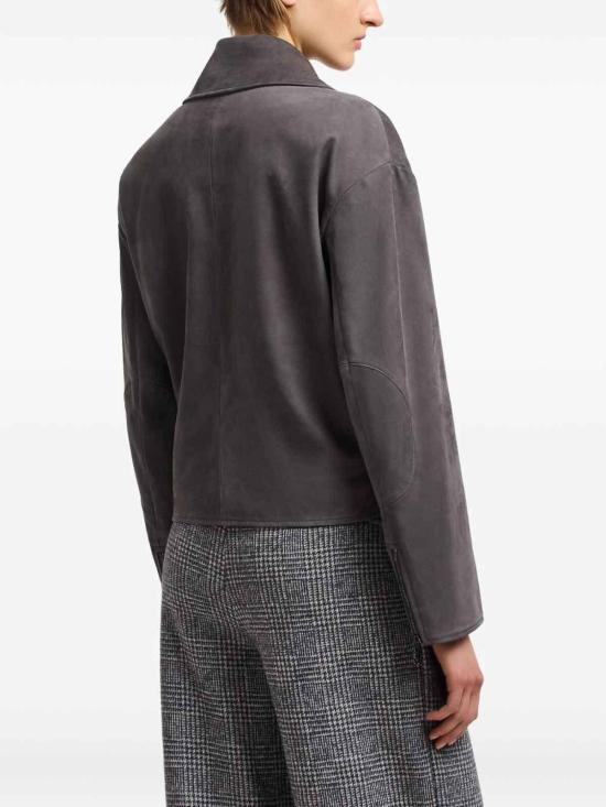  엠포리오 아르마니 가죽 자켓 EW002158AF18877U8082 Grey - EMPORIO ARMANI