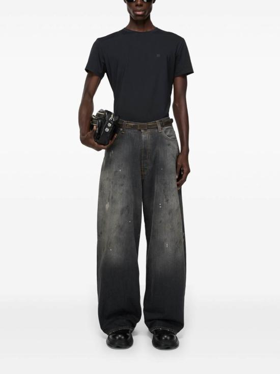 26SS 아크네 스튜디오 반팔 티셔츠 CL0309D900 Black - ACNE STUDIOS