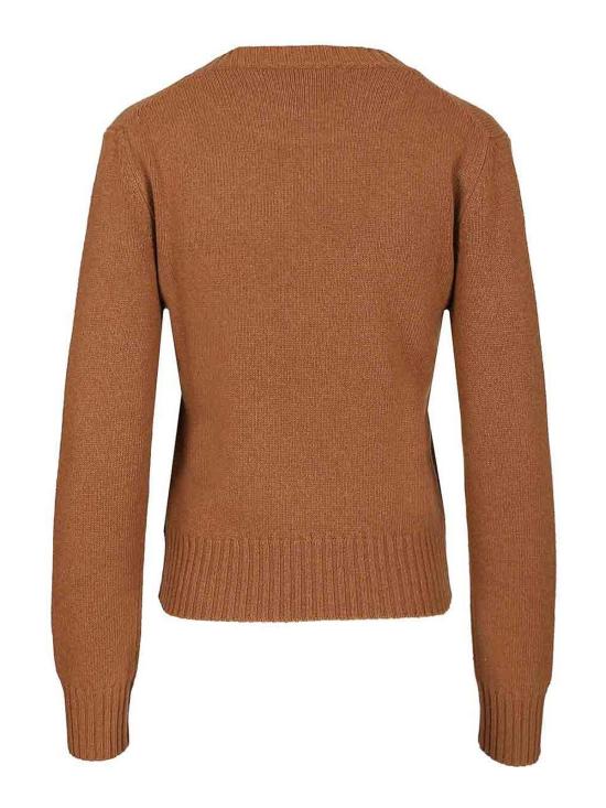 25FW 아미 스웨터 H25FKS832005216H25 Brown - AMI