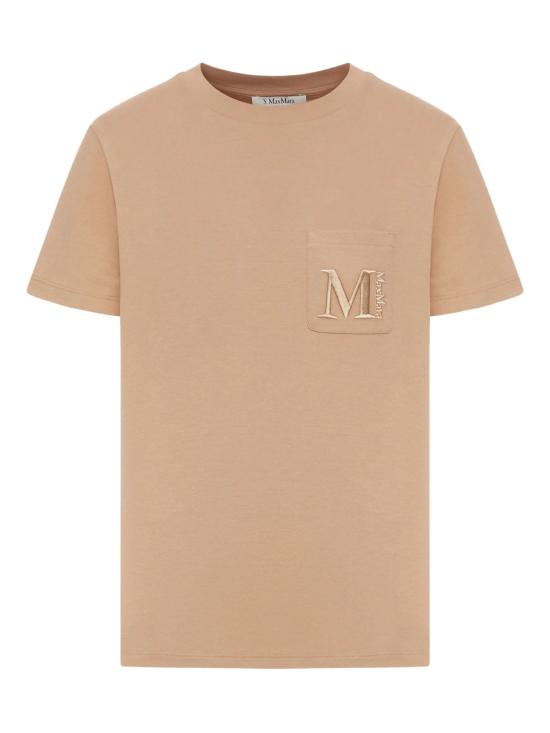 25FW 에스막스마라 반팔 티셔츠 2529976011600 MADERA006 Brown