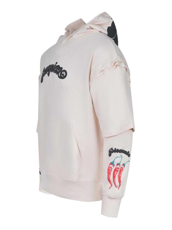 25FW 바로우 후드 티셔츠 F5BWUAHS075013 Beige - BARROW