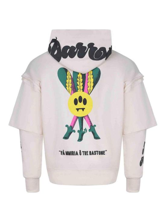 25FW 바로우 후드 티셔츠 F5BWUAHS075013 Beige - BARROW