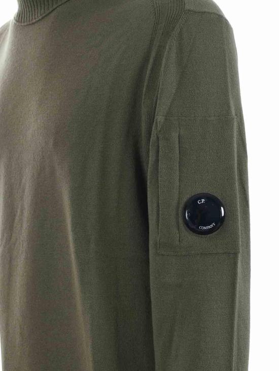  씨피 컴퍼니 터틀넥 CMKN035A005528A652 Green - C.P. COMPANY