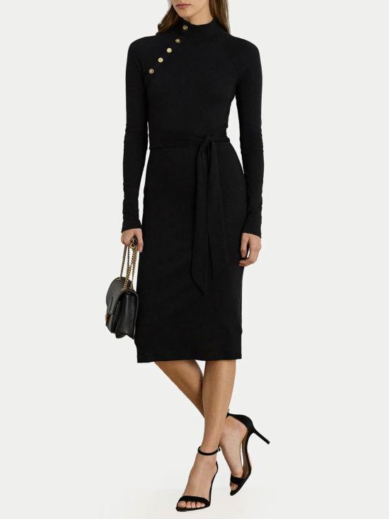 25FW 랄프 로렌 미디 스커트 200980036001 Black - RALPH LAUREN