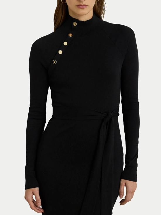 25FW 랄프 로렌 미디 스커트 200980036001 Black - RALPH LAUREN