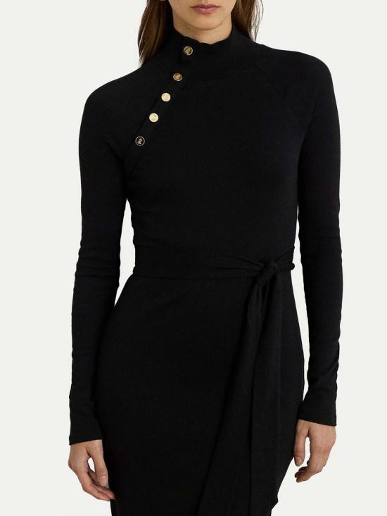 25FW 랄프 로렌 미디 스커트 200980036001 Black - RALPH LAUREN