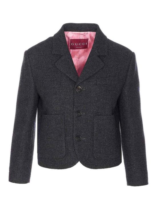 25FW 구찌 클래식 라펠 울 재킷 836720Z7AXH1168 Grey