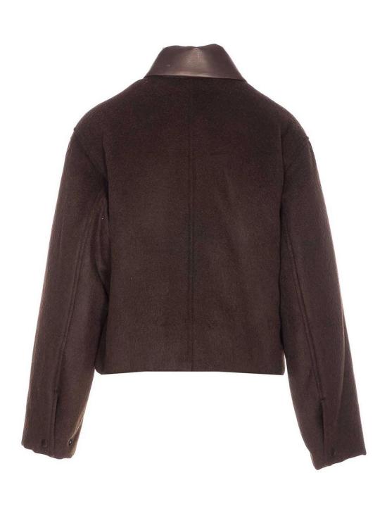 25FW 오라리 가죽 자켓 A25AB06BFDARKBROWN Brown - AURALEE