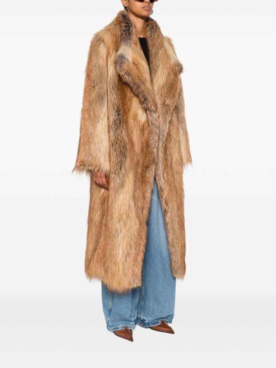 25FW 비비 쿠튀르 무스탕 WOODLIGHTBROWN Light Brown - B&B COUTURE