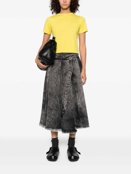 25FW 익스트림캐시미어 반팔 티셔츠 TINASUNNY Yellow - EXTREME CASHMERE