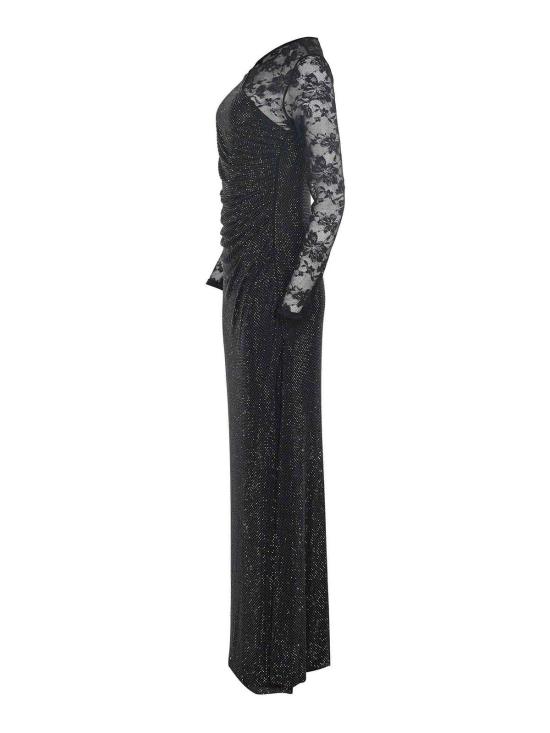  셀프 포트레이트 미디 스커트 PF25100XABLACK Black - SELF PORTRAIT