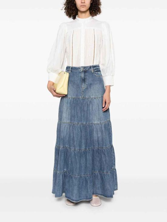 25SS 앨리스 앤 올리비아 블라우스 CC502048001A127 White - ALICE & OLIVIA