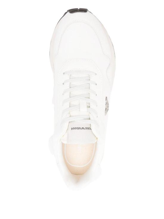 26SS 엠포리오 아르마니 스니커즈 EM003738AF19532M0107 White - EMPORIO ARMANI