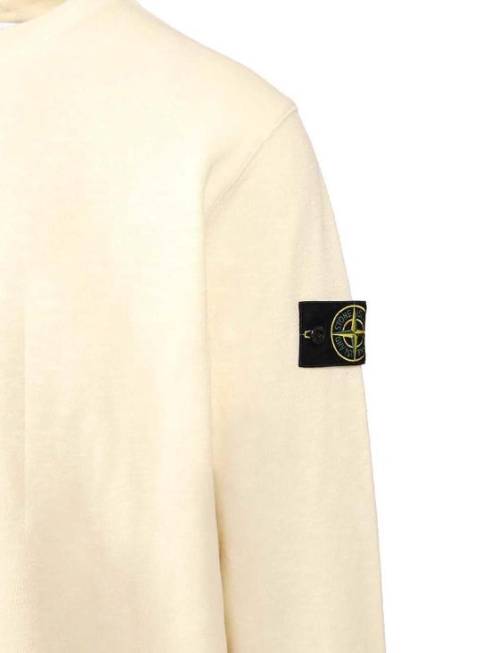  스톤 아일랜드 스웨터 K2S156100053S0238V0093 White - STONE ISLAND