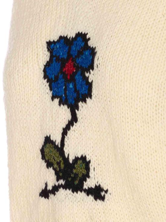  하울린 베스트 FLOWERSLEEPOVERECRU White - HOWLIN