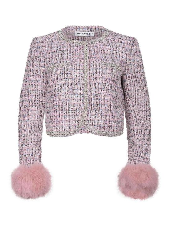 26FW 셀프 포트레이트 자켓 AW25098JPINK Nude Neutrals