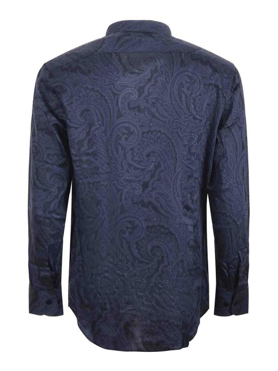 25FW 에트로 긴팔 셔츠 MRIB000199SA5M1X0883 Blue - ETRO