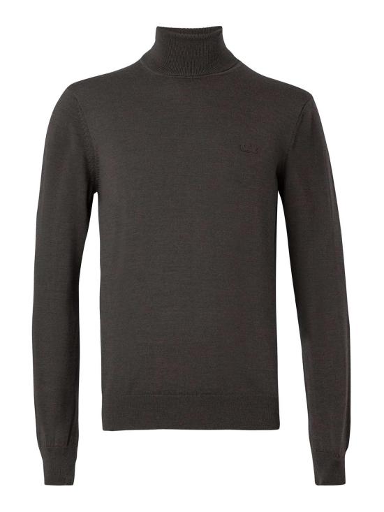 26FW 라코스테 메리노 울 터틀넥 스웨터 AH1959SKB Brown