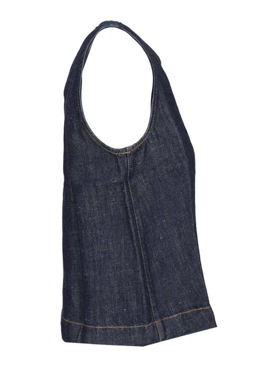 25SS 세븐포올맨카인드 민소매 티셔츠 7U018U03U7BUY Blue - 7 FOR ALL MANKIND