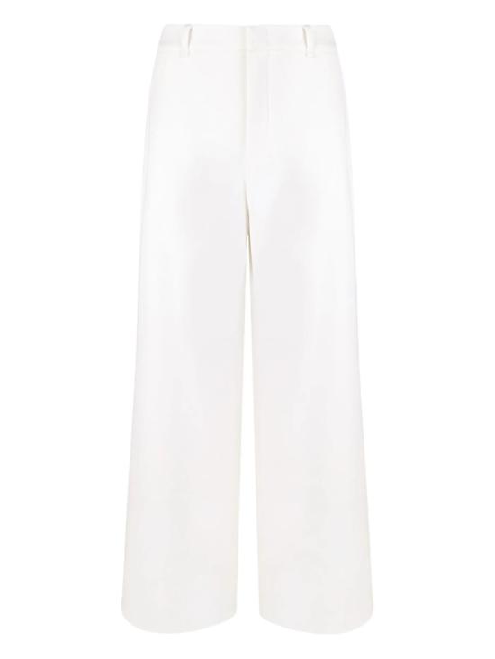 25FW 에스막스마라 MERLOT 메를로 코튼 팬츠 2529786021600 MERLOT001 White