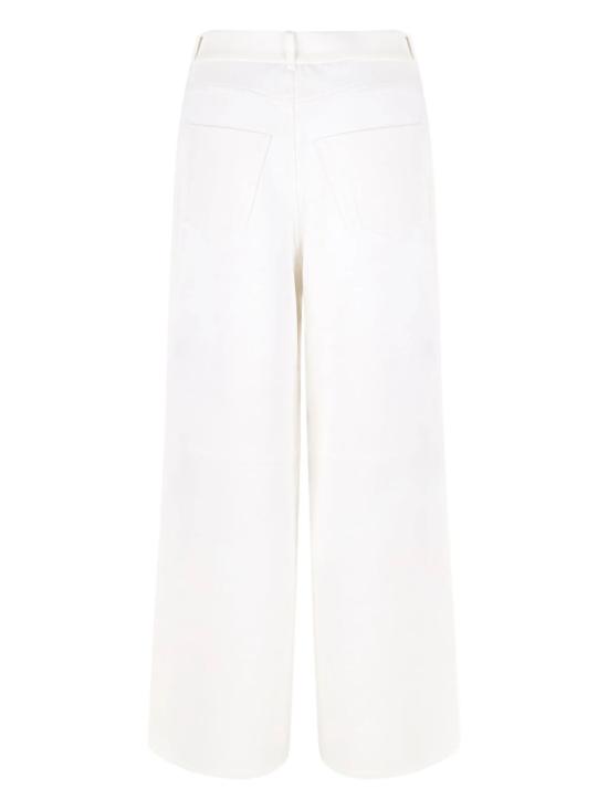 25FW 에스막스마라 MERLOT 메를로 코튼 팬츠 2529786021600 MERLOT001 White - 'S MAX MARA