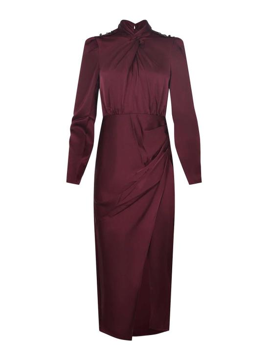 26FW 셀프 포트레이트 미디 스커트 RS25911MRED Purple