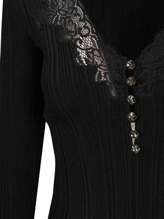 25FW 셀프 포트레이트 민소매 티셔츠 AW25042TBBLACK Black - SELF PORTRAIT