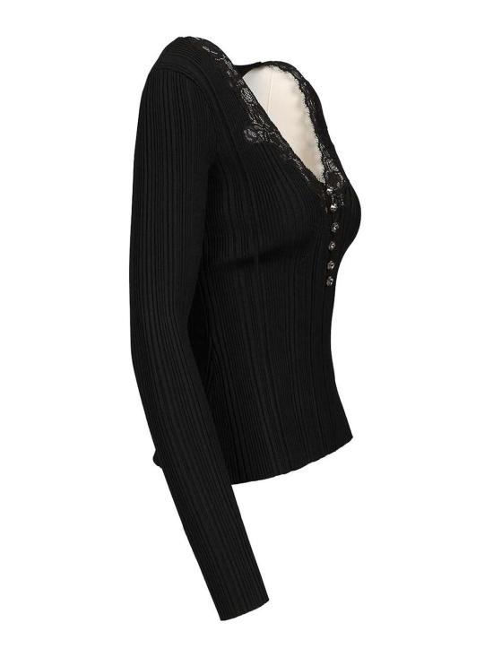 25FW 셀프 포트레이트 민소매 티셔츠 AW25042TBBLACK Black - SELF PORTRAIT