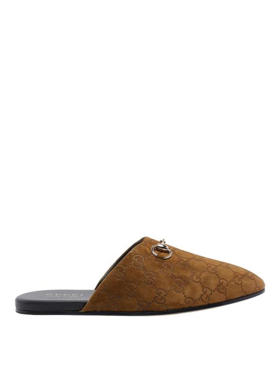 25FW 구찌 홀스빗 스웨이드 뮬 850140AAFQV2118 Brown