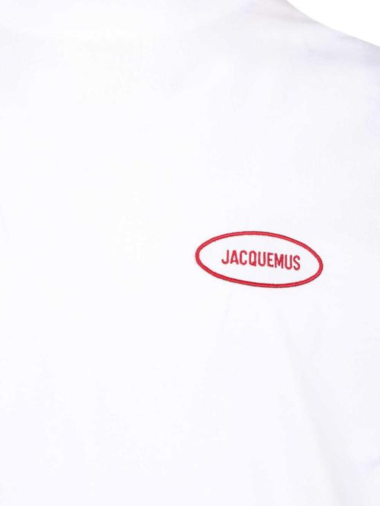  자크뮈스 반팔 티셔츠 25ETSM00306AJ001701IX White - JACQUEMUS