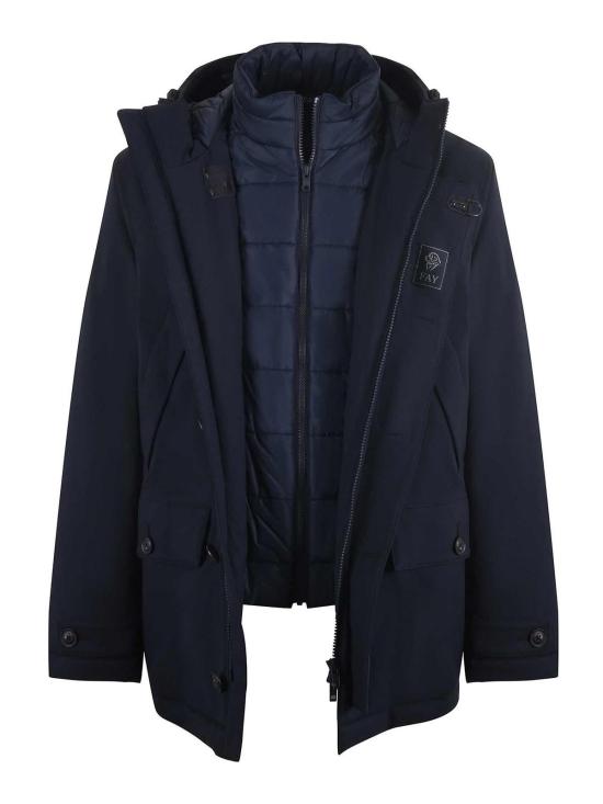 26FW 페이 패딩 NAM13510220XLMU809 Blue - FAY