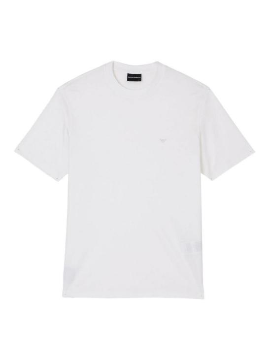 25FW 엠포리오 아르마니 반팔 티셔츠 EM003137AF10761U0003 White