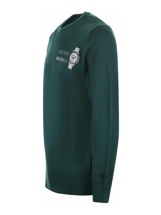 25FW 세인트바쓰 스웨터 HERONLIGHT02815I Green - MC2 SAINT BARTH