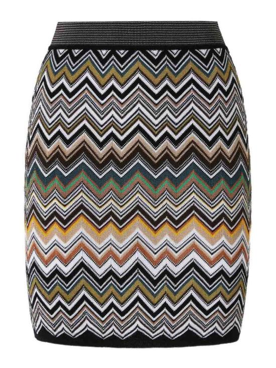  미소니 미디 스커트 DS25WH0LBK01CQSM9TA Brown