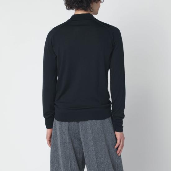 25FW 존스메들리 긴팔 티셔츠 DORSETWO Black - JOHN SMEDLEY