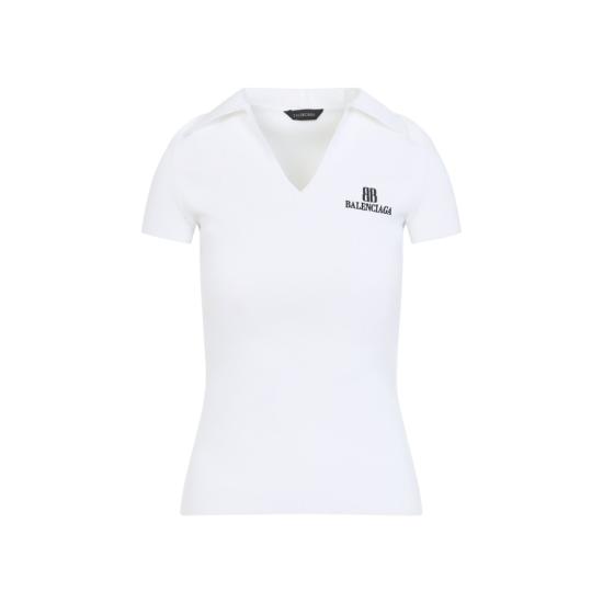 25FW 발렌시아가 반팔 티셔츠 835501 T5231 White